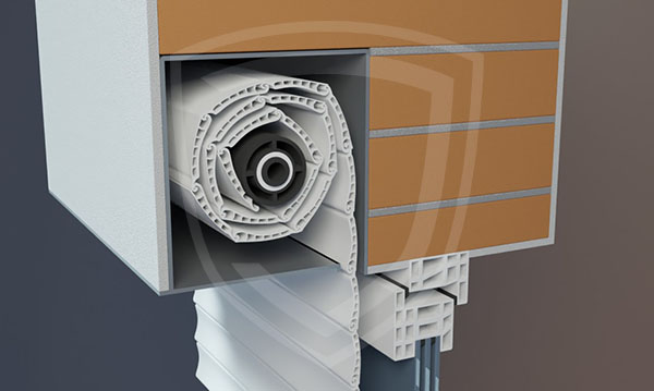 Vakolható tokos redőny